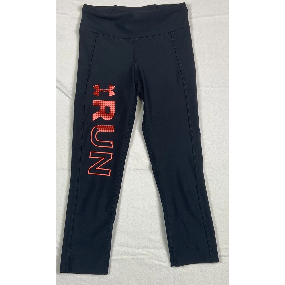 UNDER ARMOUR WOMEN'S‎ HEATGEAR GRAPHIC RUN LEGGINGS COMPRESSION SIZE XS